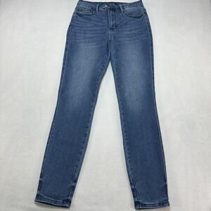 Judy Blue Jeans Womens 7/28 Blue Lucy High Rise Tummy Control Top Skinny Denim